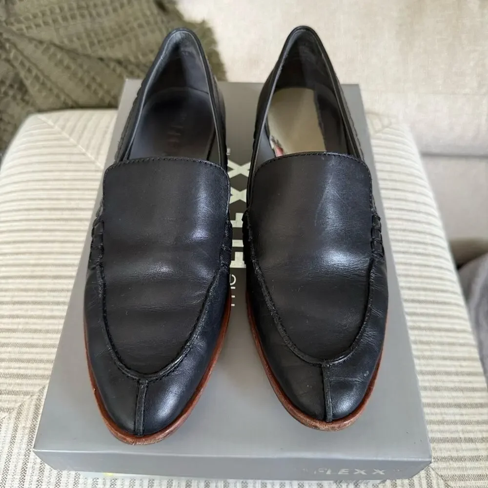 The Flexx Bowery Black Leather Loafer - Picture 2 of 11